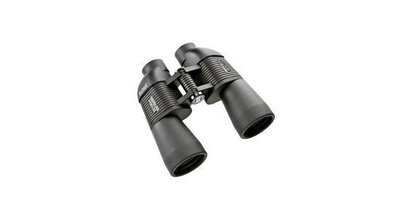 Image of Bushnell PermaFocus 12x50 Porro Prism Rubber Armored Binoculars, Black, Box Pack, 175012