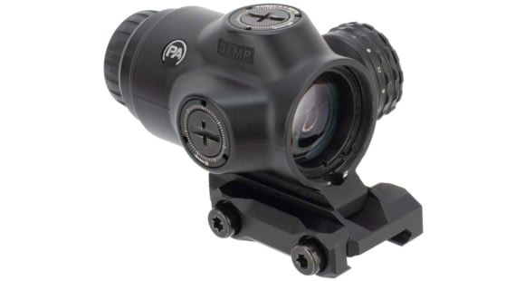 Image of Primary Arms SLx Series MicroPrism Red Dot Sigh, 3x, ACSS Raptor 5.56 YP Illuminated Reticle, Black, 710036