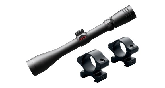 Image of Redfield Revolution 3-9x40mm Short Action Rifle Scope,Matte, Black, 4 Plex Reticle w/Rifleman Rings 119741