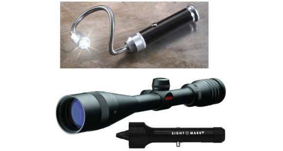 Image of Redfield Revenge AO Riflecsope, 6-18 x44 mm, 1 in Tube, Accu-Ranger Varmint, Matte Black, 115219-KIT2