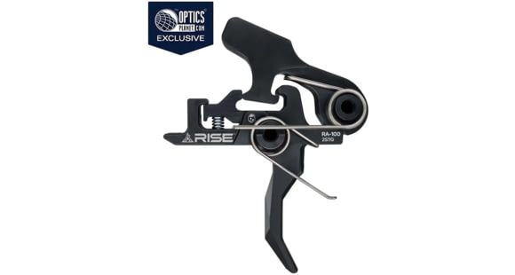 Image of Rise Armament OPMOD HEX-C 2-Stage Trigger, Curved, 4.5 lb, Black, RA-100-HEXC-BLK