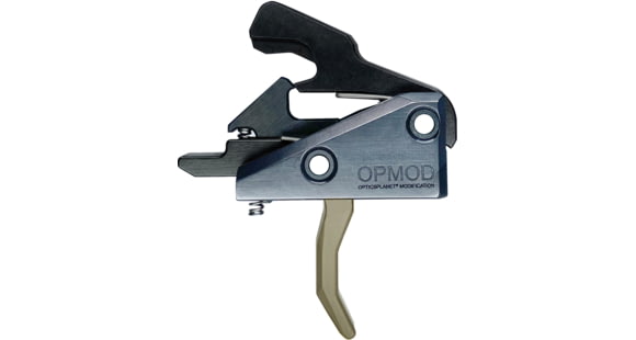 Image of Rise Armament OPMOD Hex-C RA-240 AR-15/AR-10 Enhanced Rifle Trigger, FDE, RA-240-HEXC-FDE