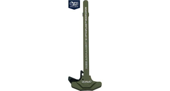 Image of RISE Armament OPMOD RA-212 Extended Latch Charging Handle, Green, RA-212-OP-GRN