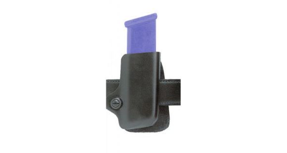 Image of Safariland 074 Concealment Magazine Holder, Paddle - Plain Cordovan, Right Hand, Glock 37