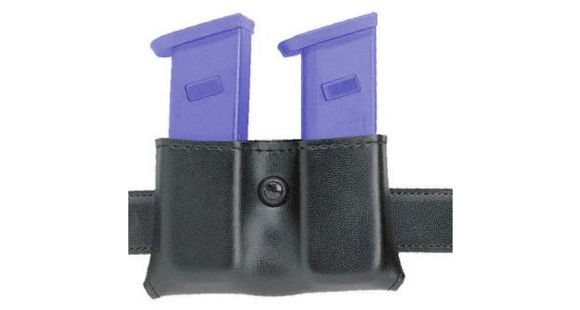 Image of Safariland 079 Concealment Magazine Holder, Snap-On, Double - STX TAC Black, Ambidextrous, 2in. Belt Loop Slot 079-89-13-2