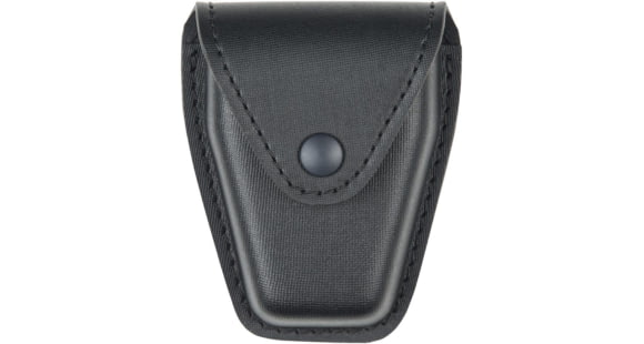 Image of Safariland 190 Handcuff Case W/ Top Flap, Saf-Lok-Mk V, STX Tactical Black W/ Hidden Snap 190-3-13HS
