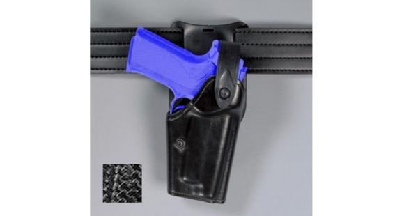 Image of Safariland 6285 Level II Retention Belt Drop Holster, Right Hand, Basketweave, Black, 6285-21-81