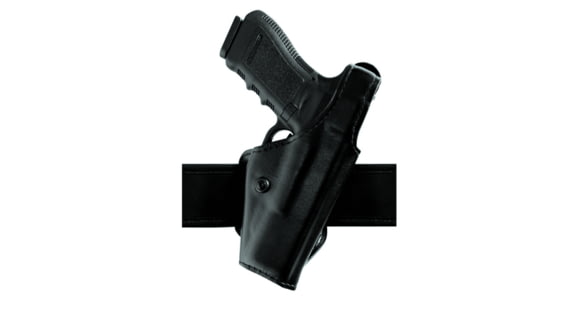 Image of Safariland 2 Hi-Ride Level I Retention Holster, Ruger P85/Ruger P90 DC/Ruger P89 DC/Ruger P91 DC/Ruger P89 DAO/Ruger P90 DAO/Ruger P91 DAO, Left Hand, Black, 2-67-82-2R