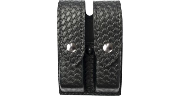 Image of Safariland 277 Quad Magazine Pouch, Coonan 5in., STX Baset Weave Black W/ Hidden Snap 277-1053-48HS