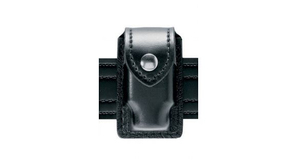 Image of Safariland 307 Weapon Light / EDW Cart. Holder, Surefire X300, Basket Weave Black W/ Hidden Snap 307-13-4HS