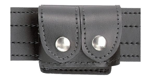 Image of Safariland 340 Speedloader Holder, Double, 2 Brass Snaps - S&amp;W L Frame, Colt Python, Ruger GP10 - 340-X-4B 0