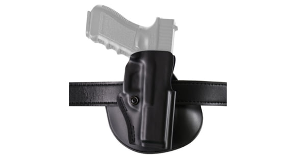 Image of Safariland 5198 Open Top Paddle &amp; Belt Slide Holster, Heckler &amp; Koch P30, Right Hand, STX Plain, Black, 5198-295-411