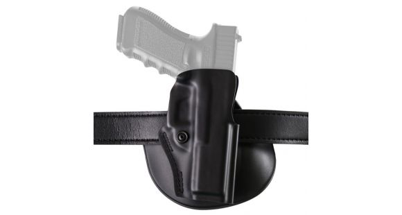 Image of Safariland 5198 Open Top Paddle &amp; Belt Slide Holster, Smith &amp; Wesson M&amp;P 9 4.25in/Smith &amp; Wesson M&amp;P 40 4.25in, Right Hand, STX Tactical, Black, 5198-219-131