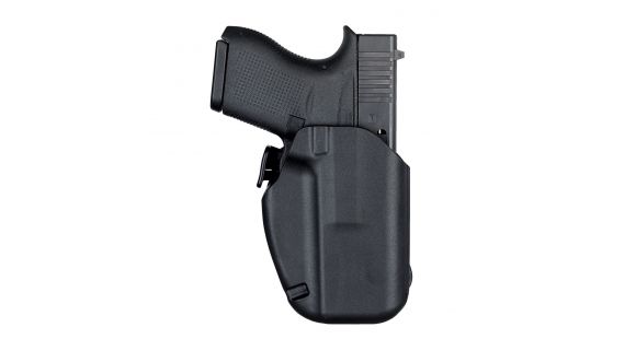 Image of Safariland 571 Slim Subcompact Holster, Smith &amp; Wesson M&amp;P 9 Shield/Smith &amp; Wesson M&amp;P 45 Shield/Smith &amp; Wesson M&amp;P 40 Shield, Left Hand, SafariSeven Plain, Black, 571-179-412