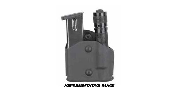 Image of Safariland 574 Magazine Holder and Light Pouch,Paddle,Colt 1911 STX Tactical Black,Right Hand, Black 574-53-131