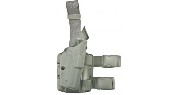 Image of Safariland 6004 SLS Tactical Holster, Left Hand, Foliage Green, 6004-14921-542