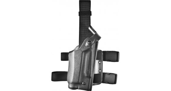 Image of Safariland 6004 SLS Tactical Holster, SIG Sauer P229/SIG Sauer P228, Right Hand, STX Tactical, Black, 6004-7421-121