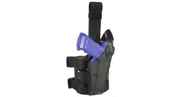 Image of Safariland 6004 SLS Tactical Holster, Smith &amp; Wesson M&amp;P 9 4.25in/Smith &amp; Wesson M&amp;P 40 4.25in, Right Hand, STX Tactical, Black, 6004-219-121