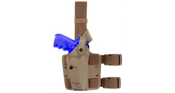 Image of Safariland 6004 SLS Tactical Holster, Beretta 96 Vertec/Beretta 92 Vertec, Left Hand, STX Tactical, Black, 6004-73421-122