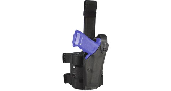 Image of Safariland 6004 SLS Tactical Holster, Right Hand, Black, 6004-53-121-NH