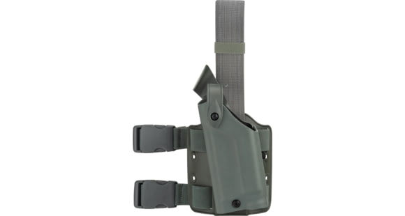 Image of Safariland 6004 SLS Tactical Holster, Smith &amp; Wesson Model 4566 TSW, Left Hand, Tactical, Foliage Green, 6004-4302-542
