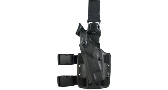 Image of Safariland SLS Tactical Holster, Smith &amp; Wesson Model 1006/Smith &amp; Wesson Model 4506-1, Left Hand, STX Tactical, Black, 6005-210-122