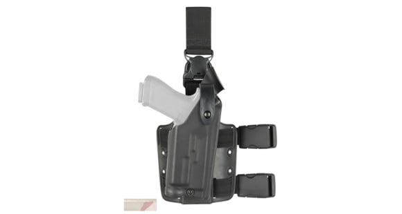 Image of Safariland 6005 SLS Tactical w/ Quick Release Leg Harness Holster, Left Hand, Black, 6005-265-522