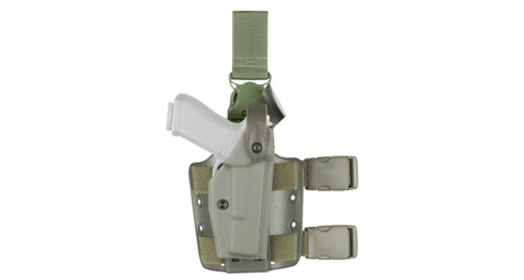 Image of Safariland 6005 SLS Tactical w/ Quick Release Leg Harness Holster, Left Hand, Black, 6005-74421-562