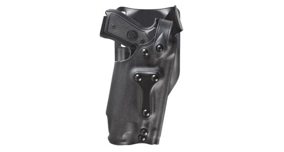 Image of Safariland 6235 SLS Low-Ride 1.5in. Drop Military Holster, Beretta 92F/M9 Rails or No Rails w/ITI Mount For Most Lights or Laser Combo, OD Green, Right Hand, 6235-7312-561
