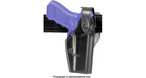 Image of Safariland 6280 SLS Level II Retention Mid-Ride Duty Holster, SIG Sauer 1911/SIG Sauer 1911R, Right Hand, STX Basket Weave, Black, 6280-25621-81