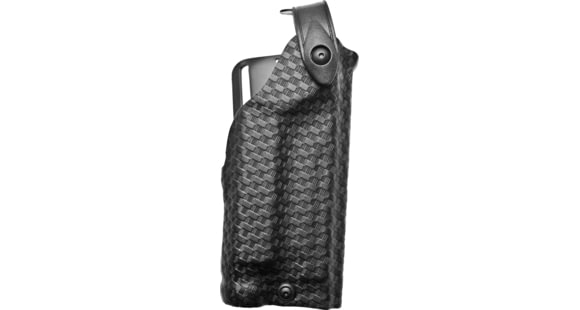 Image of Safariland 6280 SLS Level II Retention Mid-Ride Duty Holster, SIG Sauer P226R/SIG Sauer P220R/SIG Sauer P220 SO/SIG Sauer P220 ST, Right Hand, STX Basket Weave, Black, 6280-7740-481