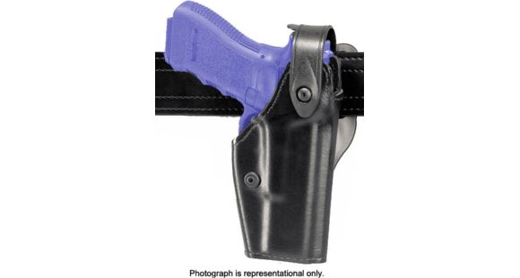 Image of Safariland 6280 SLS Level II Retention Mid-Ride Duty Holster, Left Hand, Black, 6280-14821-132