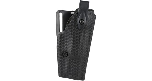 Image of Safariland 6280 SLS Mid-Ride Level-II Retention, FNH Five-Seven, STX Black Basket Weave, Right Hand, 6280-61-481