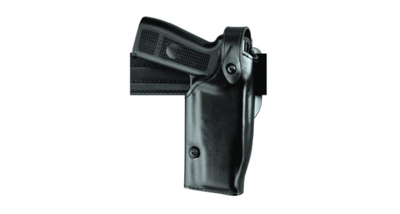 Image of Safariland 6280 SLS Level II Retention Mid-Ride Duty Holster, SIG Sauer P229R, Left Hand, STX Hi Gloss, Black, 6280-74421-492