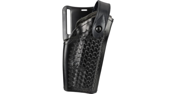 Image of Safariland 6280 SLS Level II Retention Mid-Ride Duty Holster, Smith &amp; Wesson M&amp;P 40, Right Hand, STX Basket Weave, Black, 6280-619-81