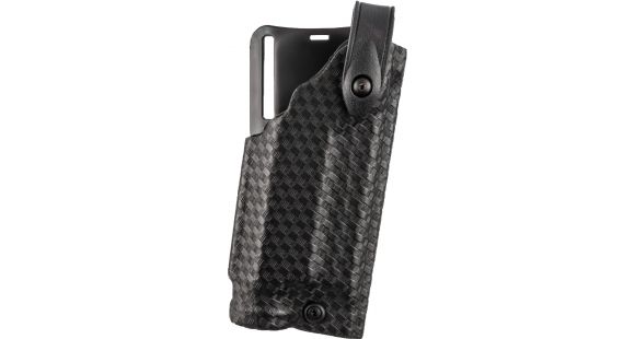 Image of Safariland 6280 SLS Level II Retention Mid-Ride Duty Holster, Smith &amp; Wesson M&amp;P 9/Smith &amp; Wesson M&amp;P 40, Right Hand, STX Basket Weave, Black, 6280-21921-481