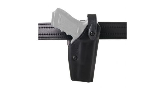 Image of Safariland 6280 SLS Level II Retention Mid-Ride Duty Holster, SIG Sauer P250/SIG Sauer P320/SIG Sauer M17, Right Hand, Plain Black, Black, 6280-450-411