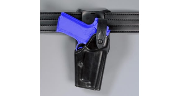 Image of Safariland 6286 SLS Low Ride Level II Retention Duty Holster w/ Basketweave &amp; Hi Gloss Finish, Springfield Armory XD 5in .45 ACP, Left Hand, STX Hi Gloss, Black, 6285-149-92