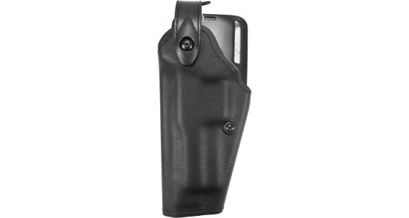 Image of Safariland 6286 SLS Low Ride Level II Retention Duty Holster w/ Basketweave &amp; Hi Gloss Finish, Beretta 92, Left Hand, Nylon-Look, Black, 6285-73-262