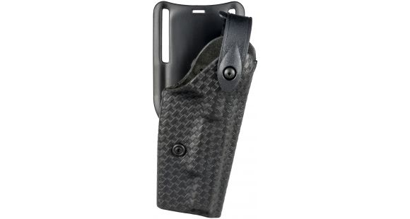 Image of Safariland SLS Low-Ride Level-II Retention Holster, CZ 75, Right Hand, STX Basketweave, Black, 6285-90-481
