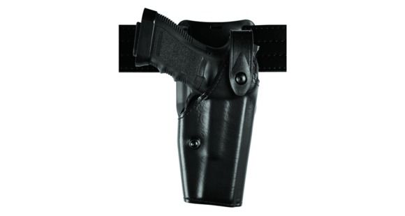 Image of Safariland SLS Low-Ride Level-II Retention Holster, SIG Sauer P229R DAK, Left Hand, STX Basketweave, Black, 6285-17421-482