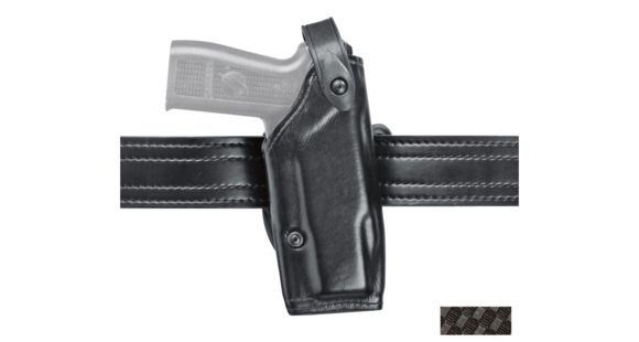 Image of Safariland SLS Off-Duty Belt Slide Holster, Glock 19/Glock 23/Glock 32, Right Hand, STX Basket Weave, Black, 6287-283-481