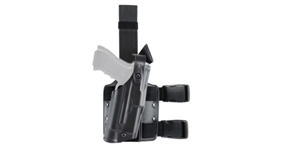 Image of Safariland 6304 ALS/SLS Tactical Holster, S&amp;W M&amp;P 9/40 X300, Plain Black, Right Hand, 6304-2192-411
