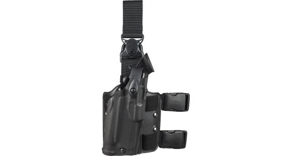 Image of Safariland 6305 ALS/SLS Tactical Holster w/Quick Release,SW MP 9L 5in w/Thumb Safety,STX Tactical,Black,Right Hand 6305-820-131
