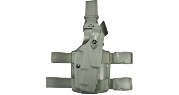 Image of Safariland 6305 ALS/SLS Tactical Holster w/Quick Release, Sig SauerP320 9/40, Full Size, Foliage Green, Left Hand, 6305-450-542