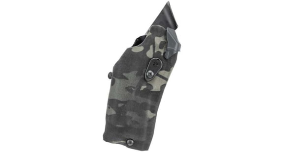 Image of Safariland Model 6390RDS ALS Mid-Ride Level I Retention Duty Holster w/Light, Springfield Echelon, Right Hand, Cordura, Multicam Black, 1335066