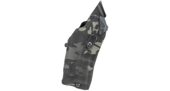 Image of Safariland 6354RDS ALS w/ QLS-19 Fork Glock Holsters, Cordura, Right, Multicam Black, 6354RDS-2832-711-MS19