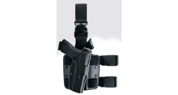 Image of Safariland 6355 ALS Tactical Holster w/Quick Release, Springfield XDM 9mm, STX Tactical, Black, Left Hand, 6355-145-132