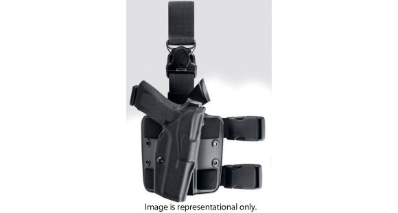Image of Safariland 6355 ALS Tactical Thigh Holster, SIG Sauer P226, Right Hand, STX Tactical, Black, 6355-477-131