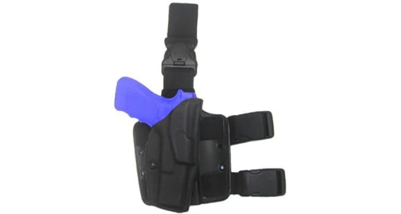 Image of Safariland 6355 ALS Tactical Thigh Holster, Springfield Armory 1911, Left Hand, STX Tactical, Black, 6355-56-132
